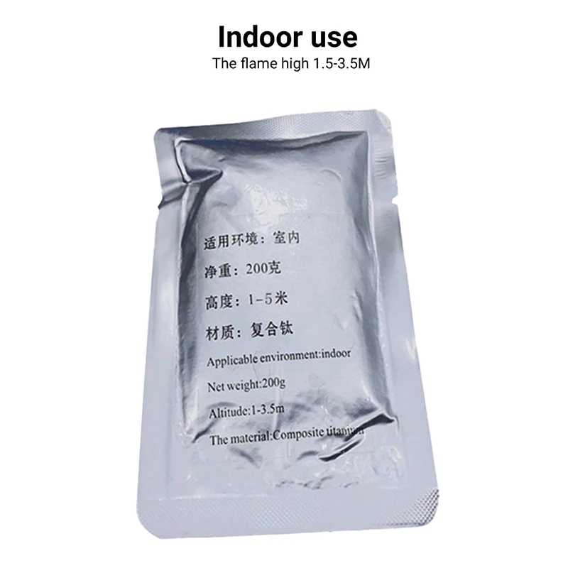 200g Spark Firwork Machine Cold sparkler Composite Ti Powder For indoor Stage events 360 photo booth show