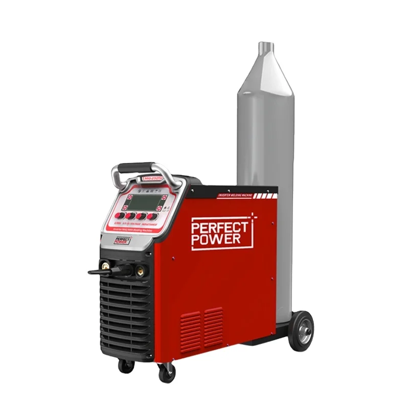 MIG Welding Machine 380V 270TD Semi-automatic tig welder inverter without Gas Flux Core Wire 1KG Capacity