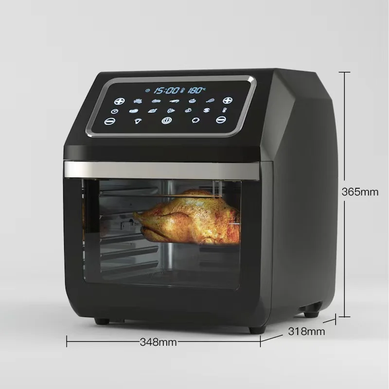 2022 White Oem Oil Free Oven With Steam Funtion 6l 6.5l Visible Glass Door Outdoor Air Fryer Grill For Kitchen Cooking