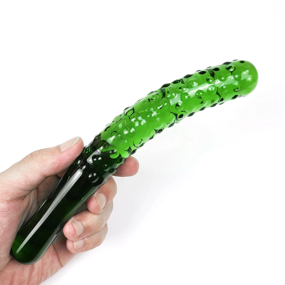 
Aimitoy Factory Unique Design Two End Big Glass Dildo Huge Glass Dildo Double Head Type Large Glass Dildo for Lesbian Sex Use 