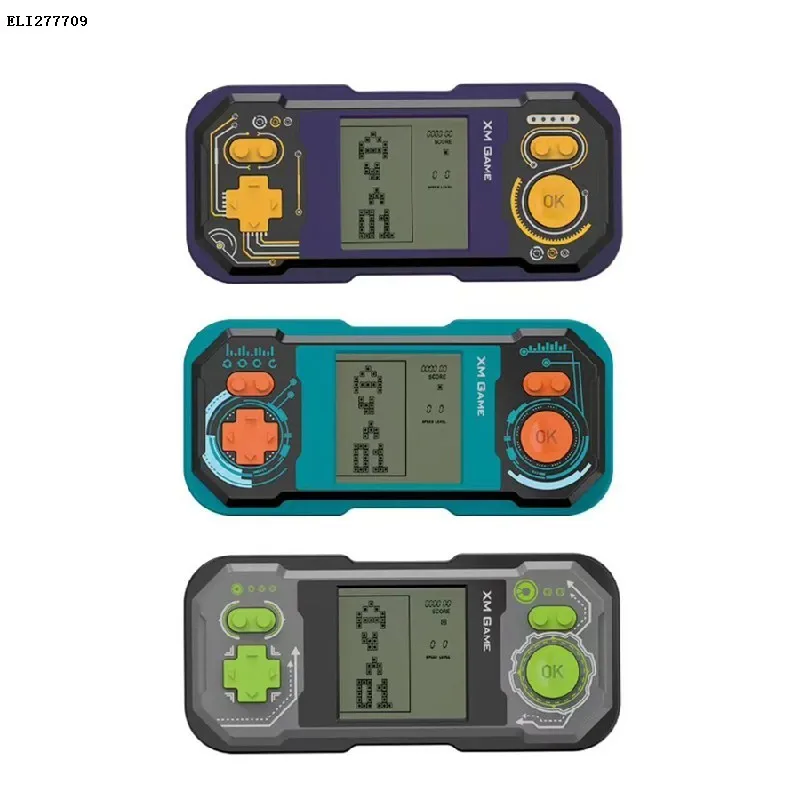 2025 Newest Mini game machine key chain pocket game network red retro childhood memories game