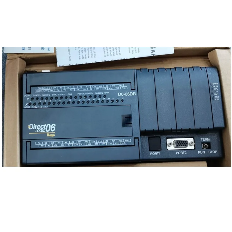 Контроллер ПЛК D0-06DR 12-240 В переменного тока 20-точечный выход 16-точечный Модуль Автоматизации прямой