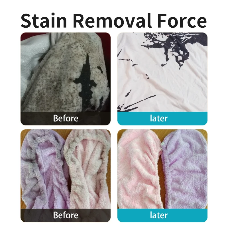 Effective Use Enzyme Based Stain Remover Various Stains Removal for Clothes