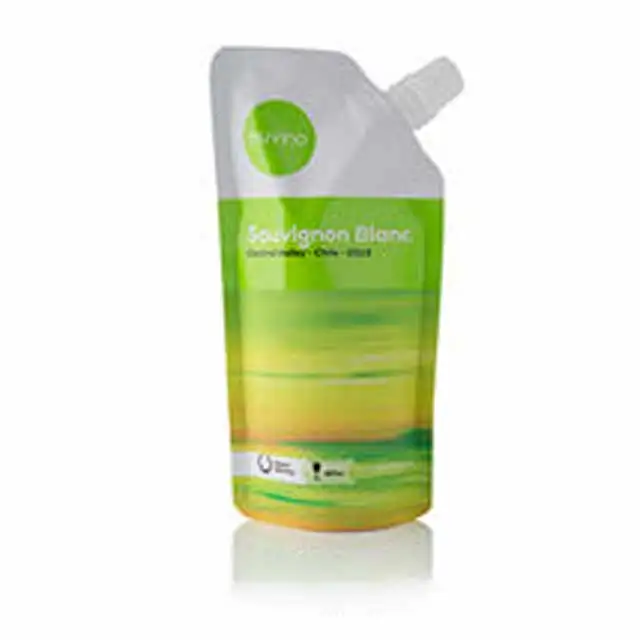 Cereal Packaging Liquid With Faucet Silicone  Bag Resealable Aluminum Foil Bags Liquid 1L Liquid Plastic Bag