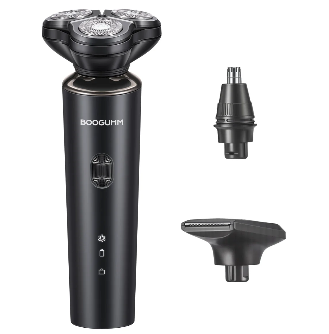 IPX7 USB Portable Rotary Electric Shaver For Men Beard Nose Hair Trimmer  3 In 1 Mens Grooming Shaver