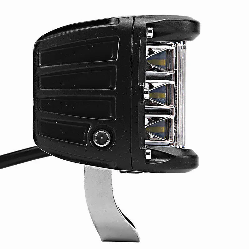 Dual Color Work Light 4 inch cube Car Strobe Light Waterproof Side Shot Strobe Pod Work Light