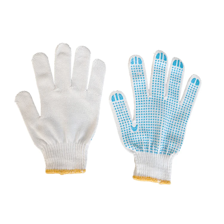 
crinkle latex palm coated poly cotton knitting safety work gloves construction/latex rubber dip work gloves 