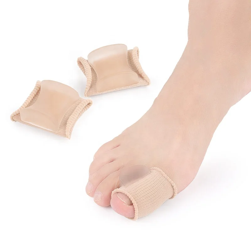 High Quality Silica Gel Material Prevents Hallux Valgus  Toe Splint, Soft Comfortable  Toe Corrector