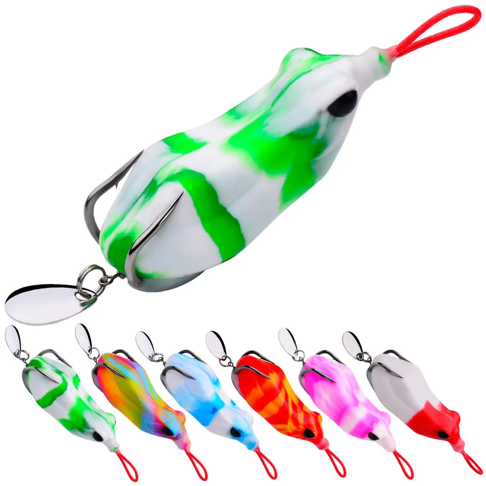 Wholesale Floating Frog 6.5cm 14.5g Bionic Lure Bass fishing Bait topwater Frog bait
