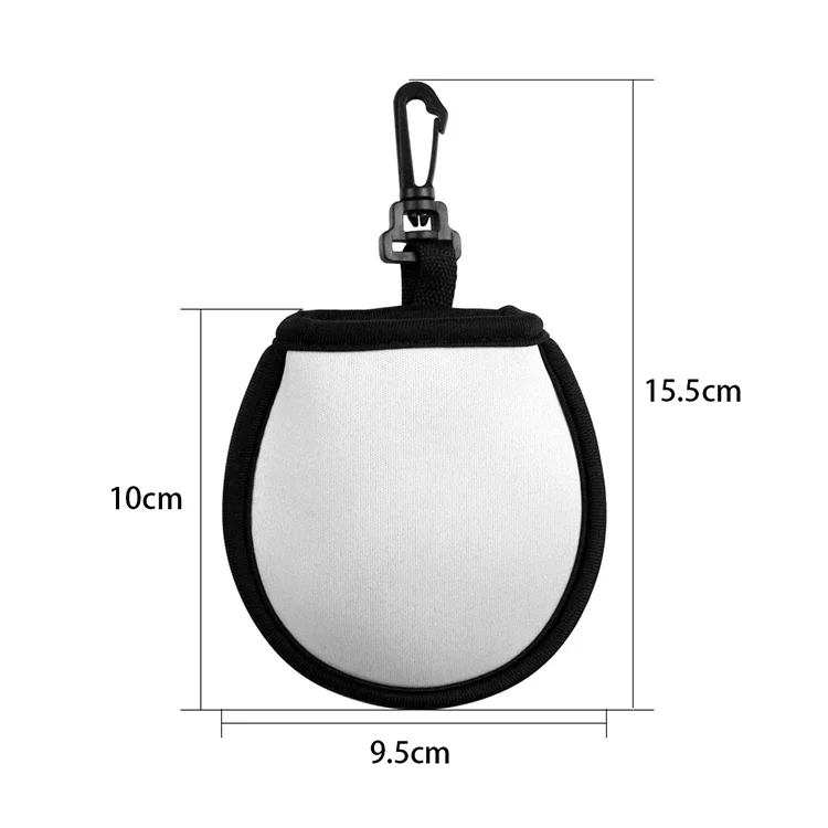 Wholesale Neoprene Golf Ball Pouch With Waterproof Golf Ball Pocket Durable Golf Ball Cleaner