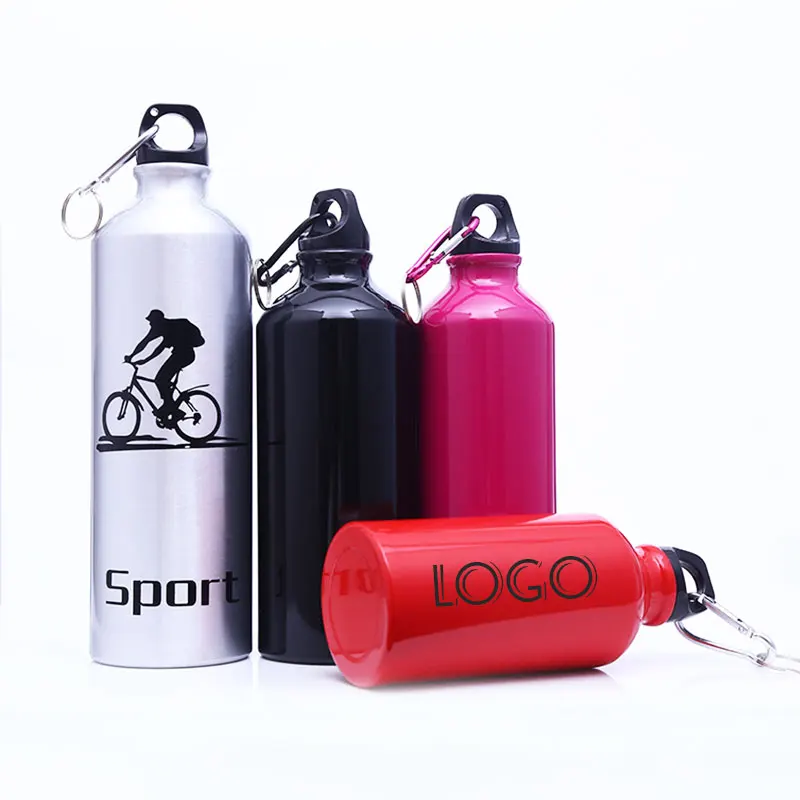 Wholesale Cheap Promotion Outdoor 500ml 750ml 1000ml Sport Blank Aluminium Water Bottle Bicycle water bottle with Company Logo