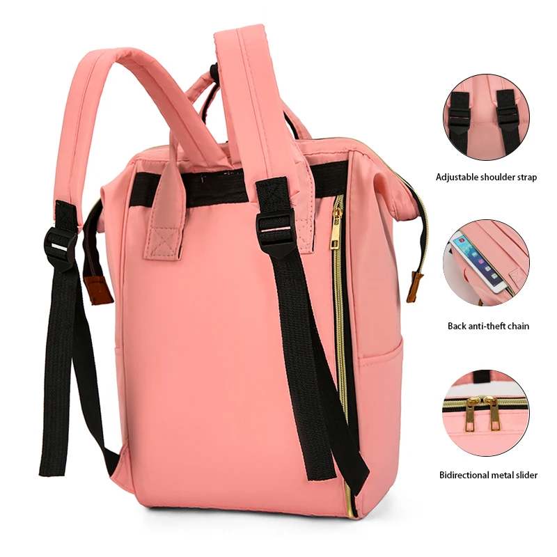 Wholesale baby Diaper bag Backpack Custom high quality women fashion travel Waterproof and anti-theft nappy mummy bag backpack