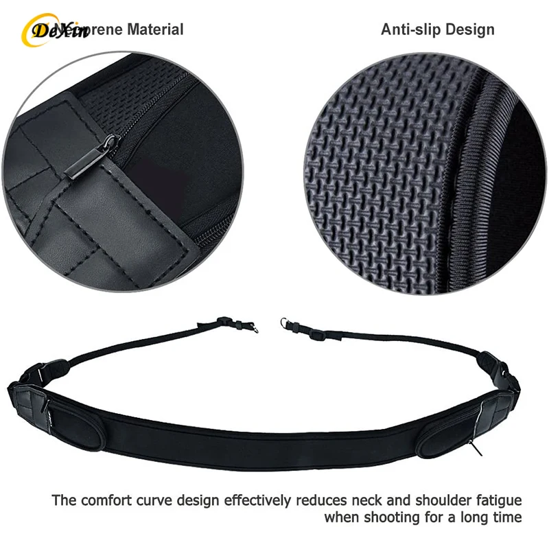 Hot Sold Camera Neck Strap Belt Neoprene Nylon Neck Custom Shoulder Strap Sling Belt Gift for Canon Sony DSLR SLR Camera