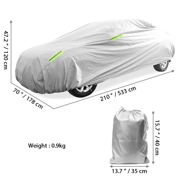 Geertop outdoor indoor portable folding window sun shade universal car cover