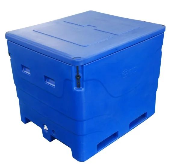 1000 Litre Insulated container cold storage fish cooler box for Fisheries