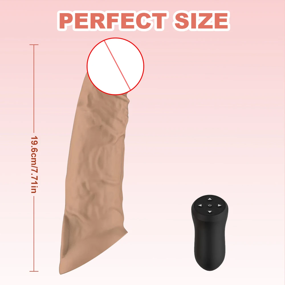 Factory Price Silicone Condom Sexy Penis Sleeve Cock  Male Enlargement Penis Sex Toys Men Female Masturbators