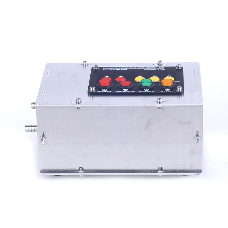 Single head Intelligent induction quantitative liquid filling machine with conveyor