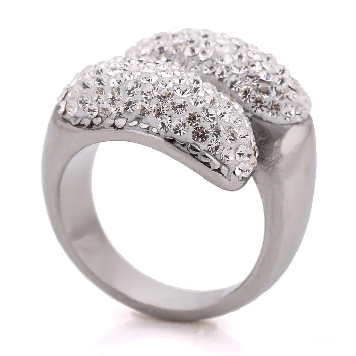 2022 Factory Direct Stainless Steel Ring Men Lab Created Diamond Big Rings Jewelry Women