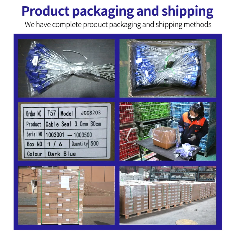 JCCS203 disposable customs cable container seal injection-molded power cable sealed insulated wire