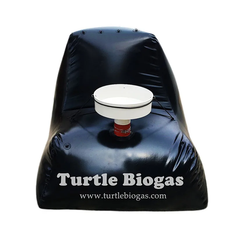 Turtle Biogas 3.0m3 making small mini home biogas plant digester for sale kenya system storage generator machine bag price