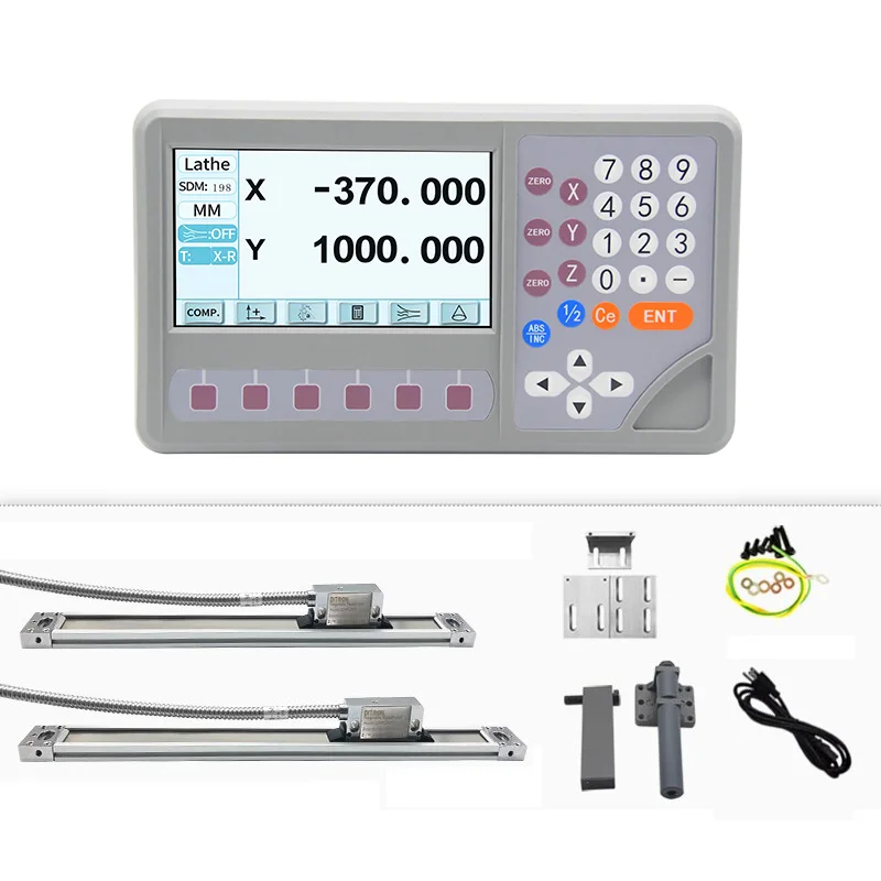 Ditron 2 axis Digital Readout 3 axis dro LCD Screen Display DRO Kit forLathe  Machine 3 axis dro with glass scale encoder