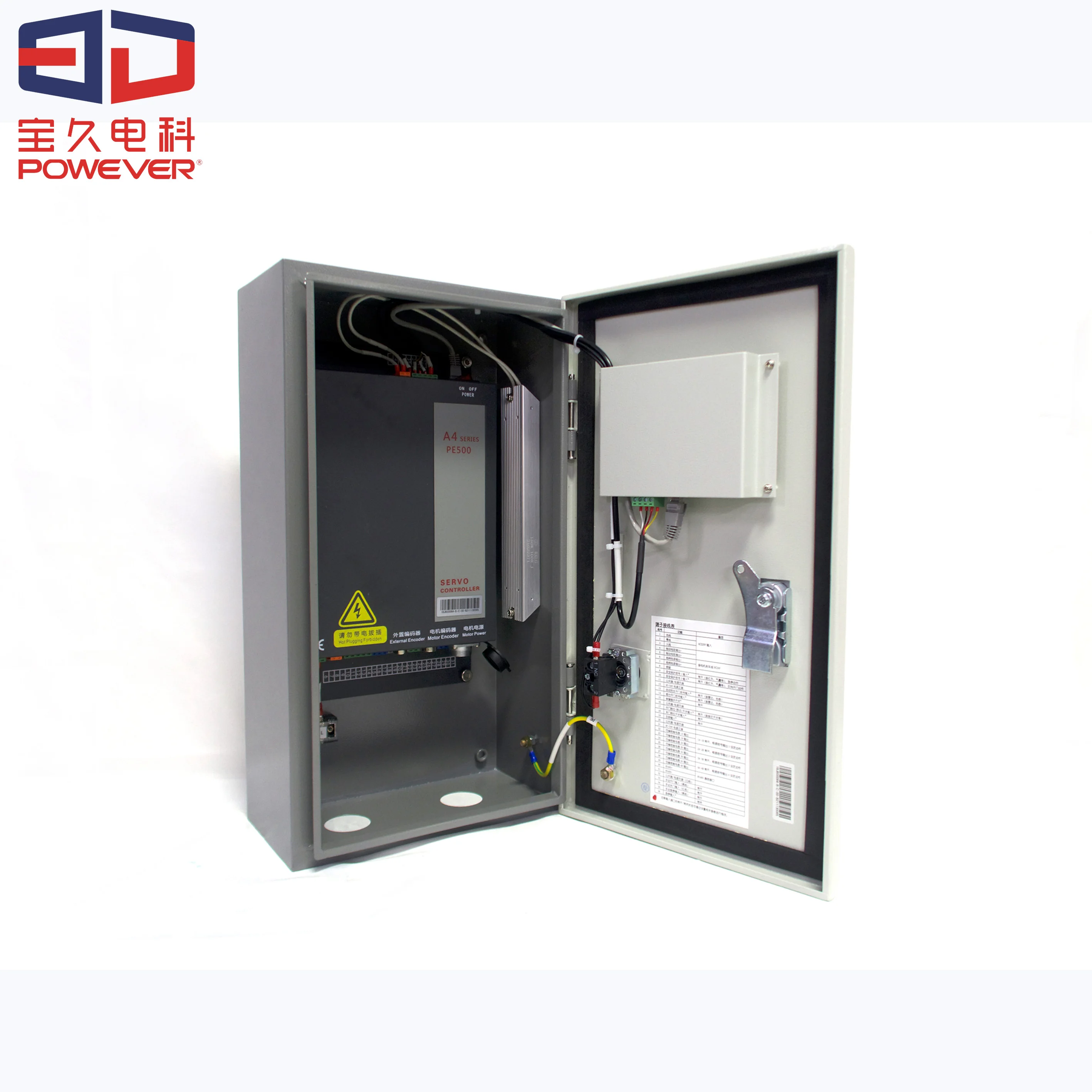 Классический дизайн powever A4-PE500 750W промышленный скоростная дверь серво система контроля мягкий дверной со