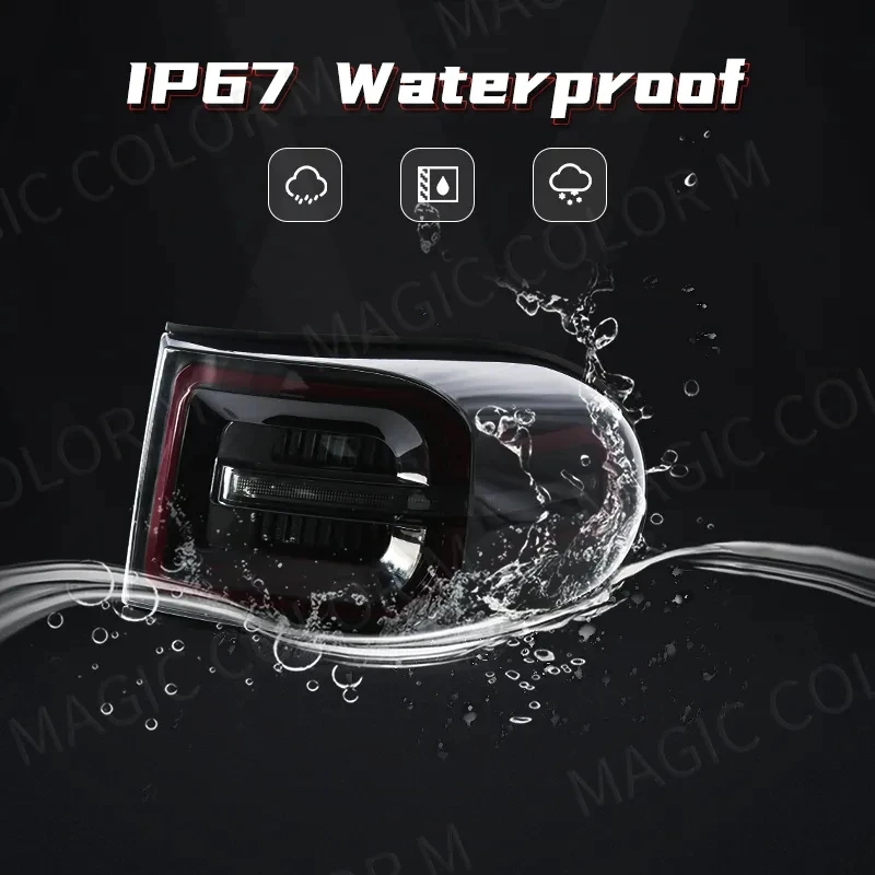 New Tail Lamps For Toyota FJ Cruiser 2007-2017 Car LED Rear Running Light Brake Lamp Dynamic Turn Signal Stop Warning Reflector