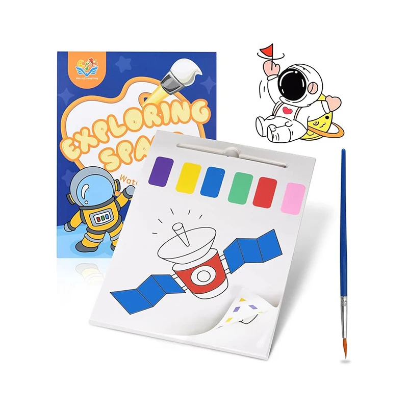 Wholesale Reusable Hand-held Graffiti Painting Color Drawing Books Writing Doodle Book Magic Water Drawing Book