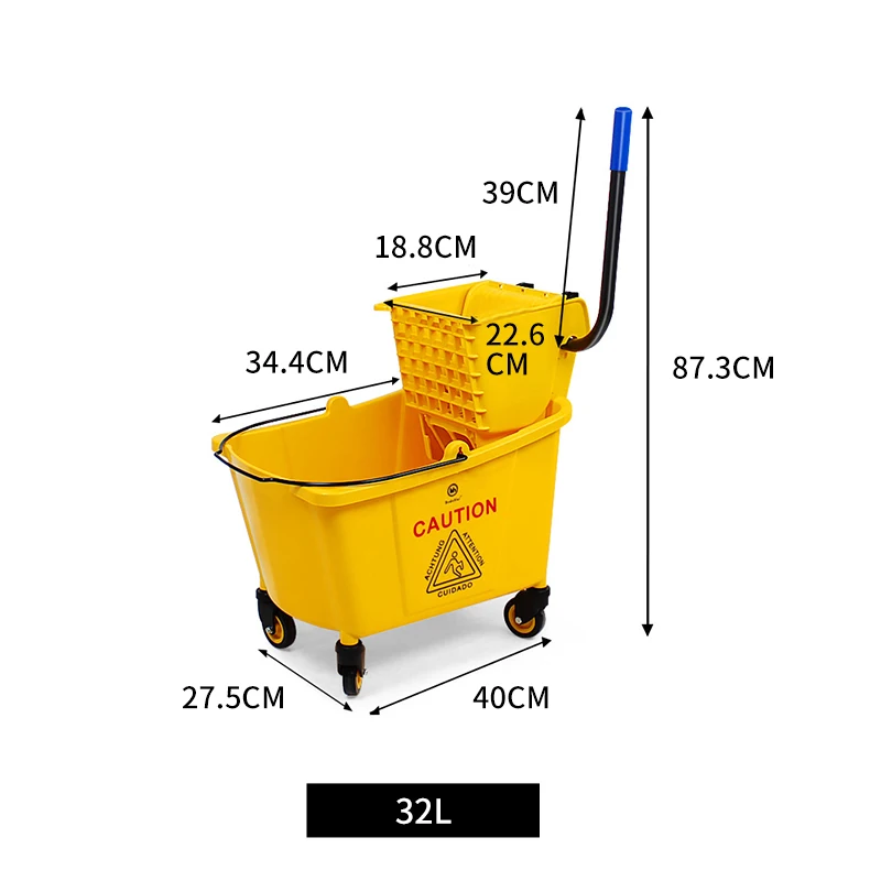 Cleaning Trolley Mop Bucket Hospital Professional Cleaning Trolley Car Cleaning Bucket