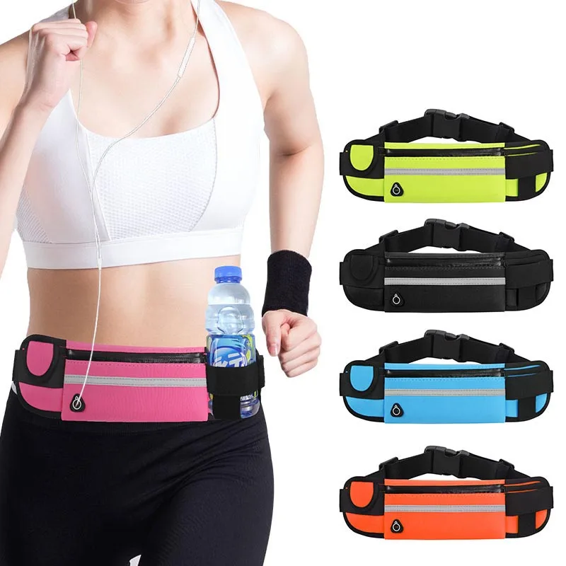 Custom Fashion Portable Waterproof Outdoor Sports Fanny Pack Running waist belt bags