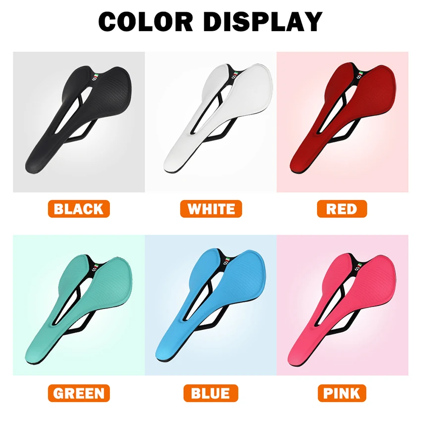 TOSEEK TS50 Lightweight Bicycle Seat Saddle Comfortable Mtb Women Seat Cushion Leather Eva Road Bike Saddle