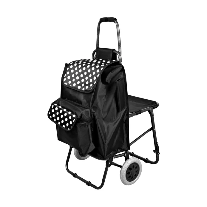 newest shopping trolley bag with seat