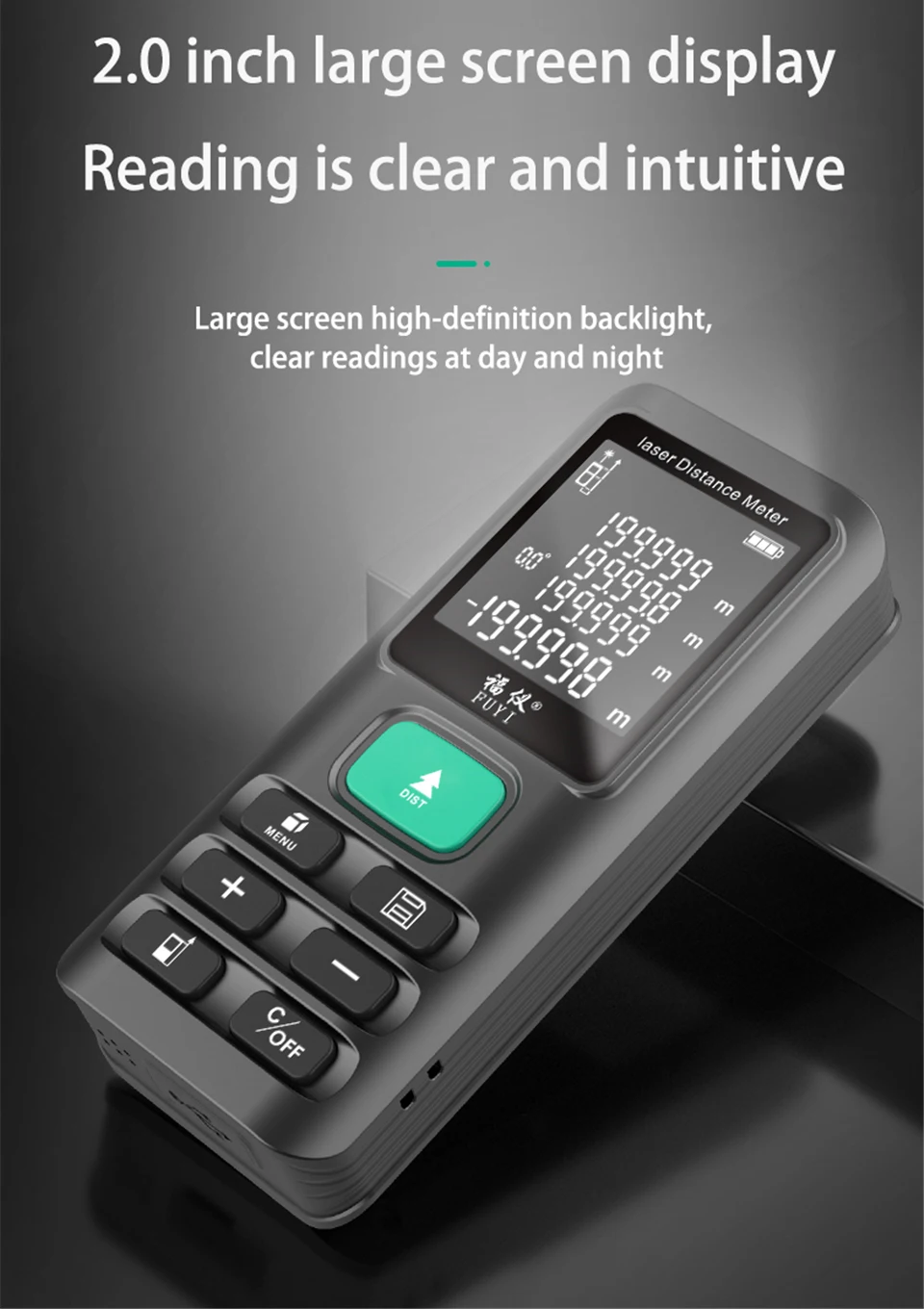 FY899 Laser Distance Meter Laser Distance Measurer Laser Range Finder 120M