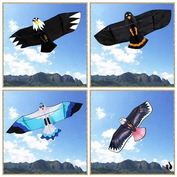 Custom Made  Bald Eagle Hawk Kite Bird Scarer From The Kite Factory