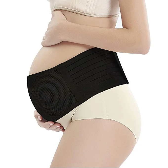Free Sample Adjustable Breathable Pregnant Women Pregnancy Belly Band Maternity Support Brace Belt