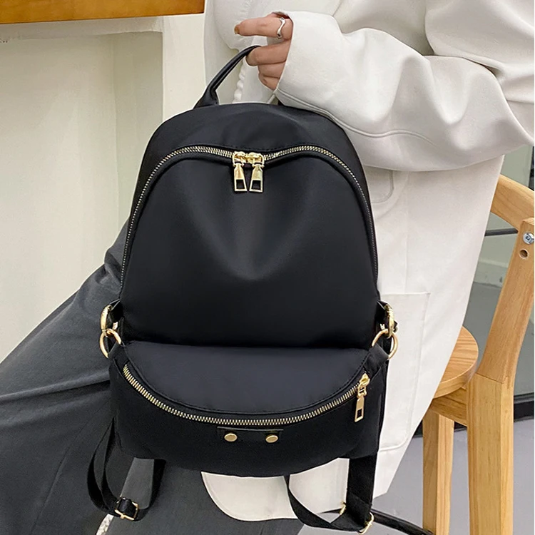 Women Soft Leather Backpacks Vintage Female Shoulder 2in1 Wallet Bag Set Casual Travel Ladies Bagpack Mochilas School Bag