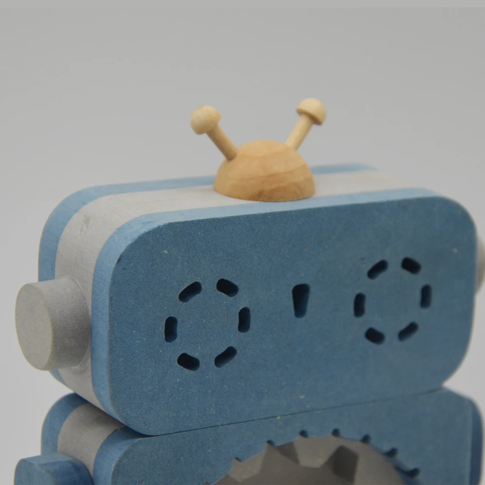 Hot Selling Robot Design Cartoon Mechanism Alarm Clock Wholesale