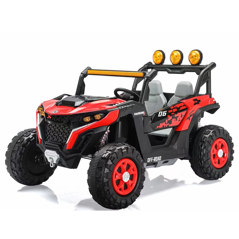 2024 Big 24V Kids Car Powerwheels UTV Outdoor Toy Vehicle Electric Ride-on Car For Kids