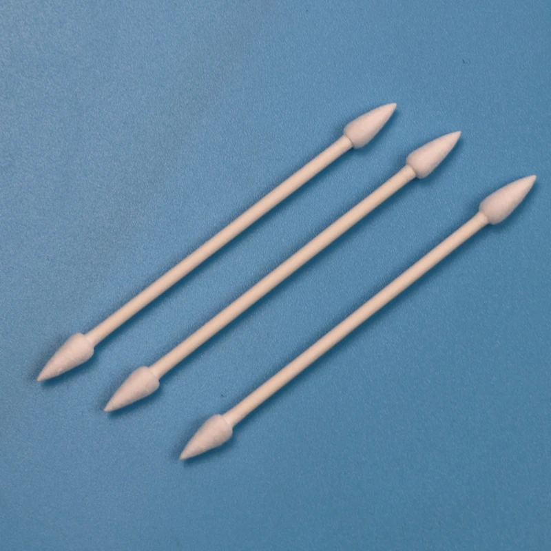4.7mm Eco-friendly Double Ended Pointed Cotton Bud Industrial Cleaning Qtips Cleanroom Cotton Swab