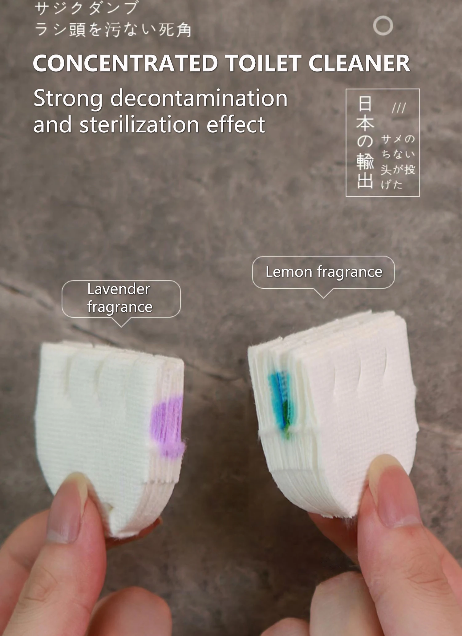 Disposable & Biodegradable Toilet Wand Heads Toilet Bowl Brush 12 refills