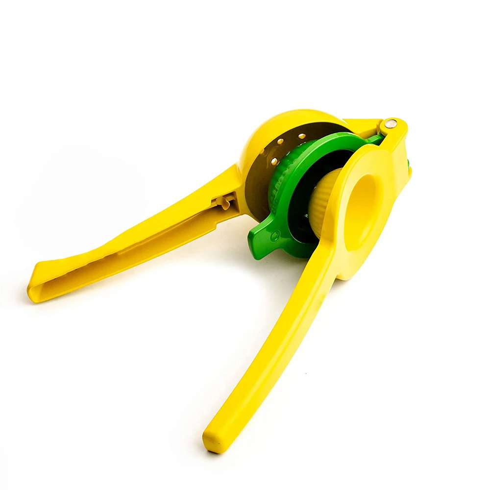 Высококачественная алюминиевая металлическая соковыжималка для апельсинов, цитрусовых, желтая соковыжималка для лимона, ручная соковыжималка