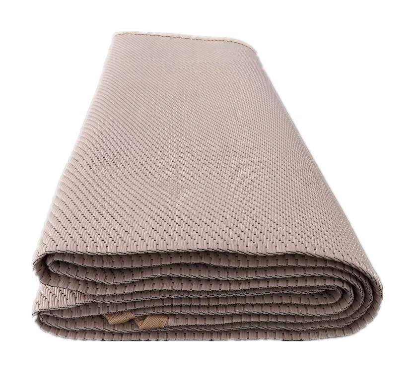 Bell Tent floor matting 4M 5M 6M 7M 8M beige color recycled polypropylene half moon Matting