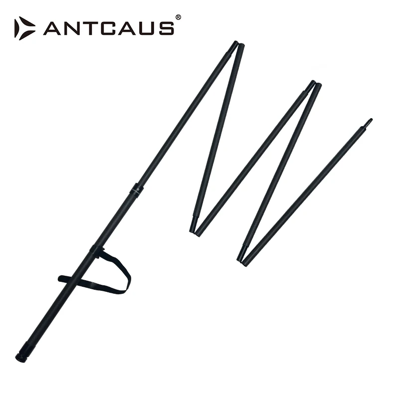 Carbon Fiber Rod Telescopic Tube Poles Carbon Fiber Tent Poles Stick Universal Lightweight Tarp Pole 2.1M