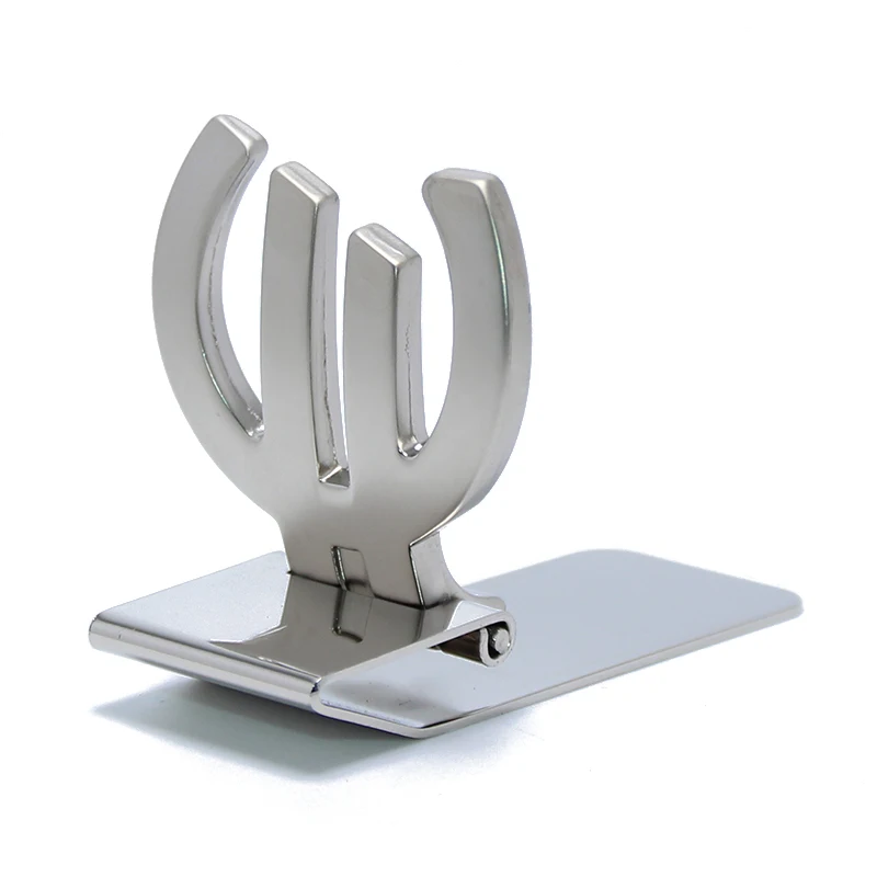 
Foldable New Euro Symbol Fashion Stainless Steel Clips Paper Wallet Business Bank Gifts Zinc Alloy Cash Clip Metal Money Clip 