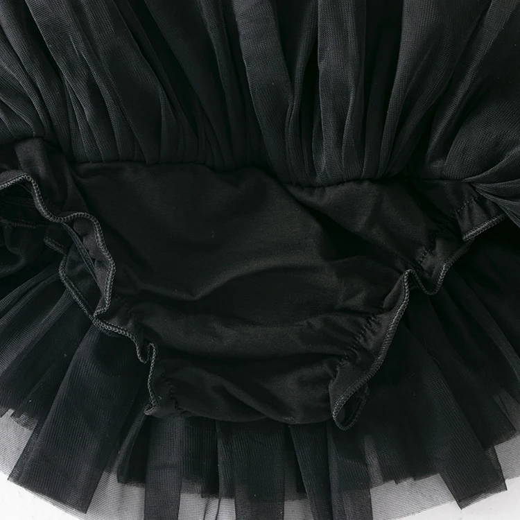 Baby girls tutu skirt black bow tulle buttocks wrapped pants uerskirt pettiskirt children clothing 4-layered tulle fluffy skirt