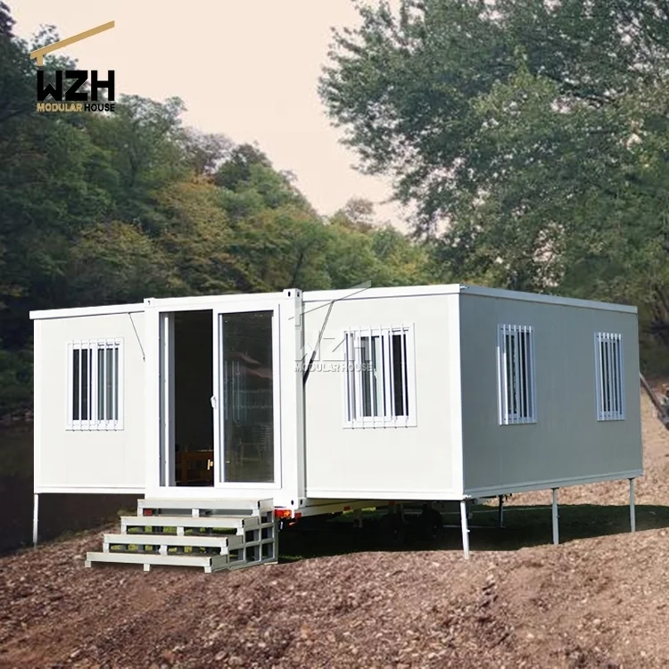 China Manufacturer Prefab House Prefabricated Modular Expandable Homes 20 Ft 40 Ft Expandable Shipping Container House Luxury Pr