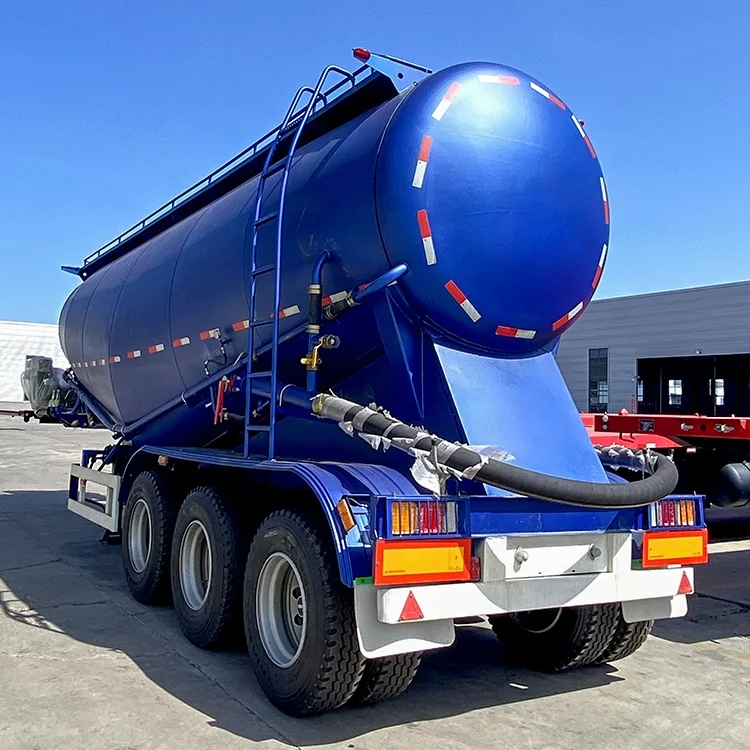 Low price bulk cement tanker trailer 30ton 40tons 50ton 3axles cement tank semi trailer