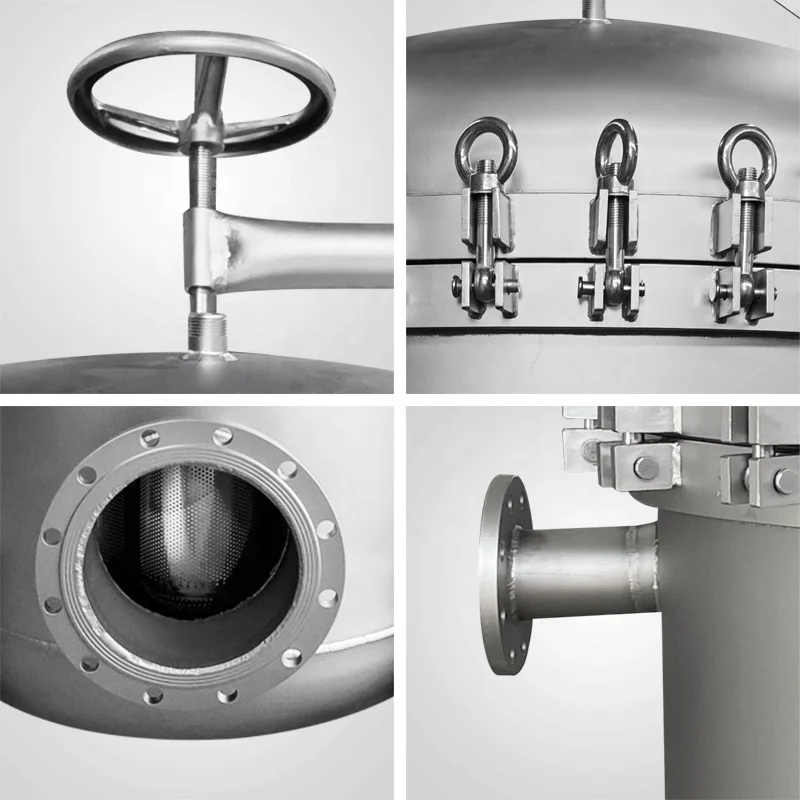 Оптовая продажа производитель из нержавеющей стали 3 мешка фильтр корпус масляного фильтра для рабочего дома