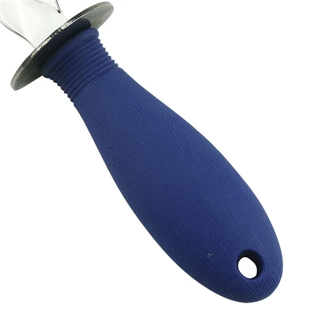 Y072 High quality stainless steel oyster shucking knife with rubber handle