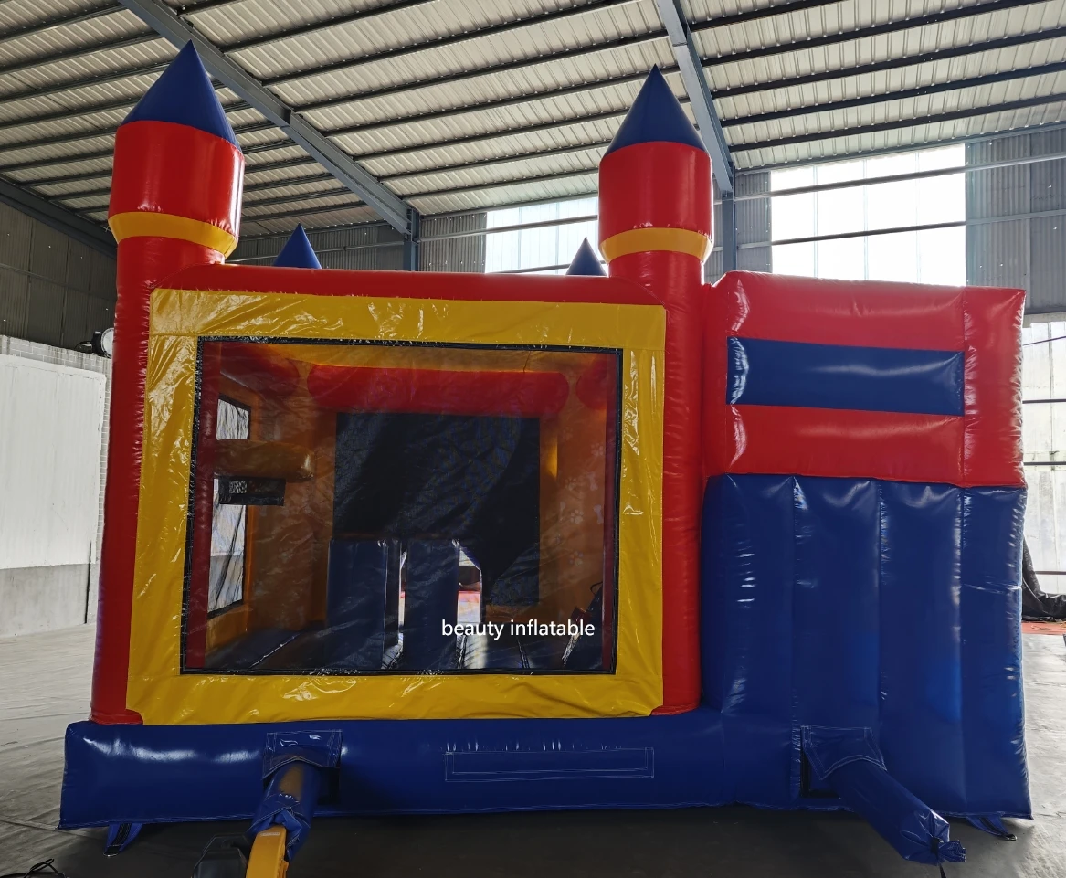 Customized  Paw Dog Patrol theme combo inflatable bouncy castle combo for party business